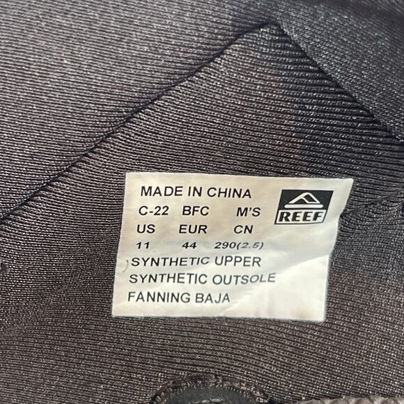 Reef Fanning Baja Brown Gum With Bottle Opener Sandals Mens Size 11 - Picture 11 of 11